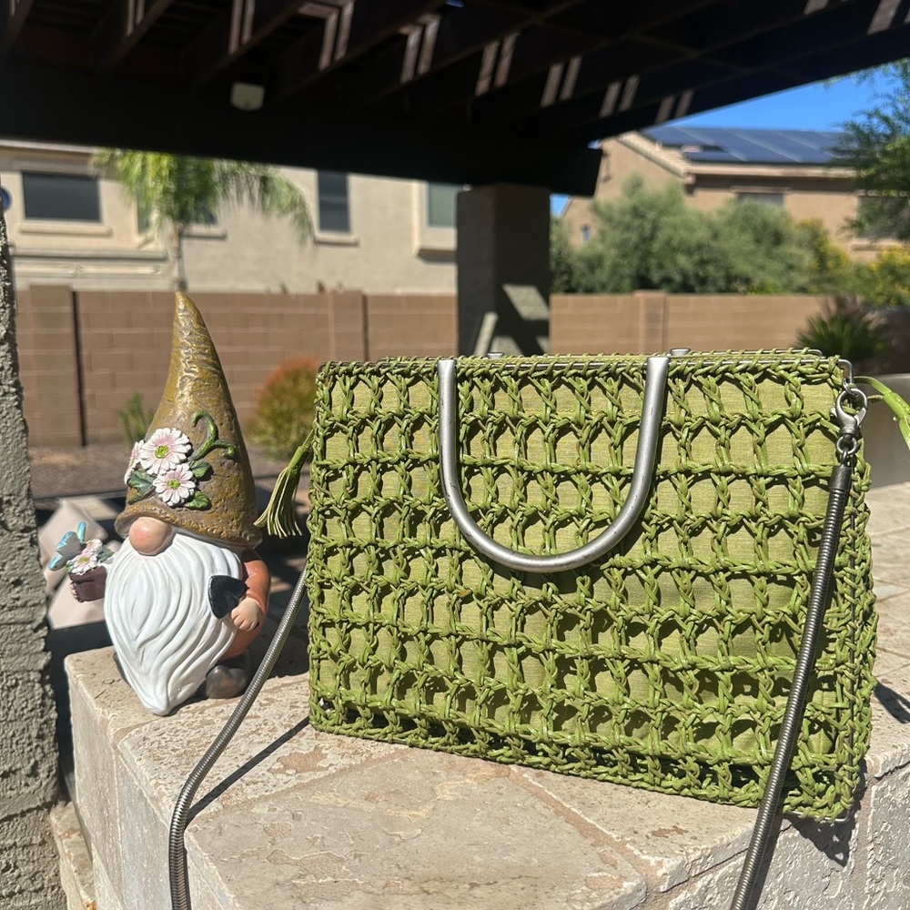 Salvatore Ferragamo leather woven bag - Picture 2 of 6